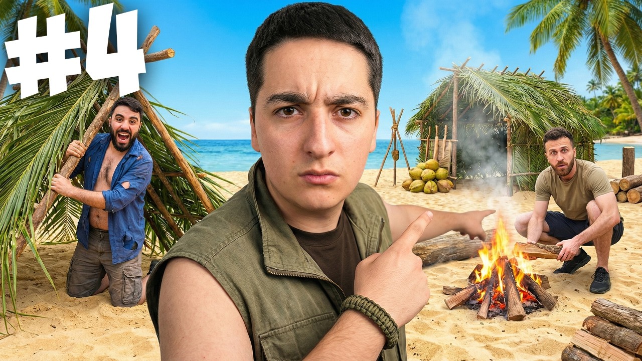 ՕՐ 4 Էսօր լիքը նոր բաներ ենք սարքում☀🌳 - Project Castaway