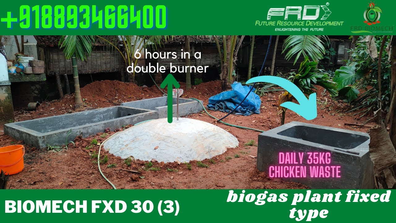 കോഴി അറവ് മാലിന്യം ഇനി പാചക വാതകം | Fixed biogas daily 40kg chicken waste | No worries about waste