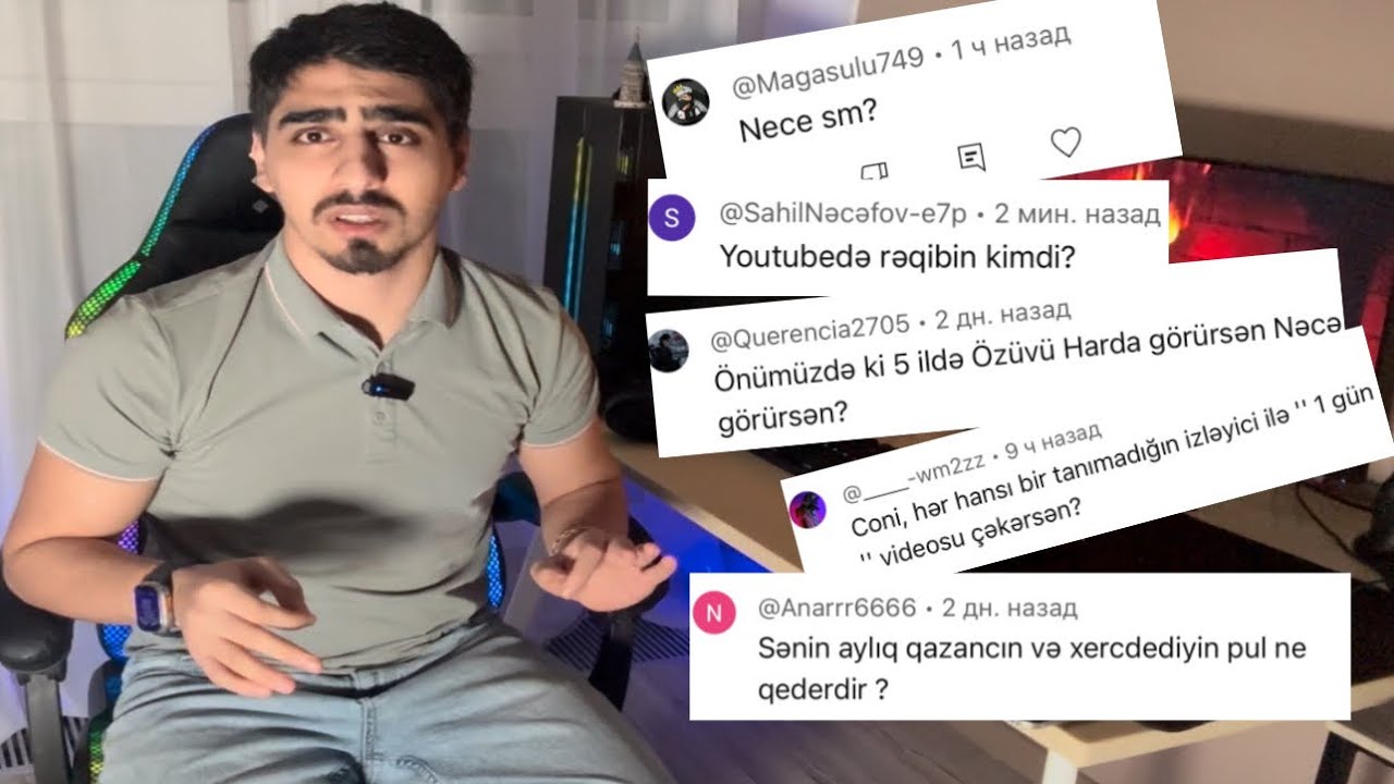 SUAL CAVAB VİDEOSU - CONİ NECE SM - BU NƏ DEMƏKDİ? AYIB OLSUN