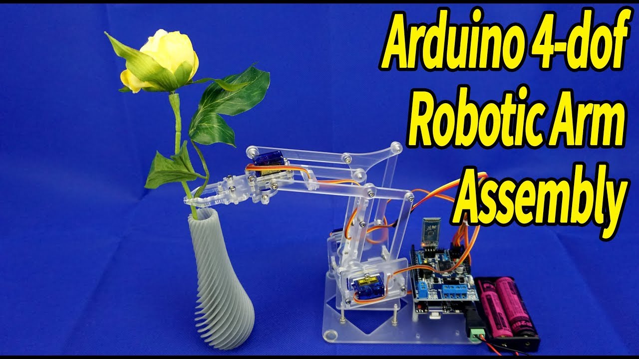 Arduino 4DOF Robotic Arm Assembly Tutorial