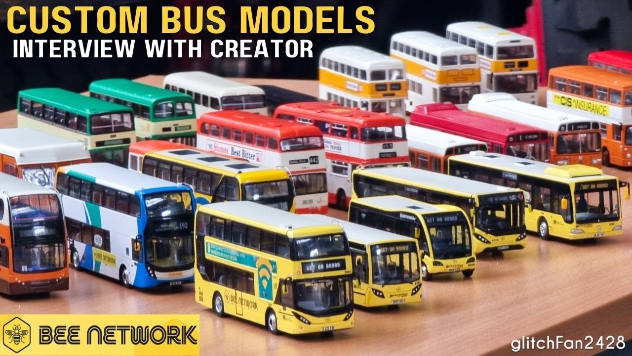 Meet the Master of Miniature Bus Models - Incredible Custom Details!