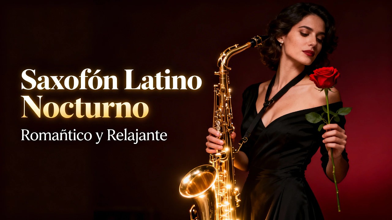 Saxofón Latino Nocturno | Melodías Románticas de Bolero y Rumba