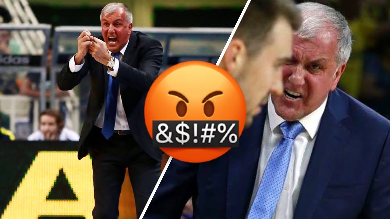 &Epsilon;&kappa;&rho;ή&xi;&epsilon;&iota;&sigmaf; &Zeta;έ&lambda;&iota;&kappa;&omicron; &Omicron;&mu;&pi;&rho;ά&nu;&tau;&omicron;&beta;&iota;&tau;&sigmaf; (Coach Zeljko Obradovic Angry Moments)