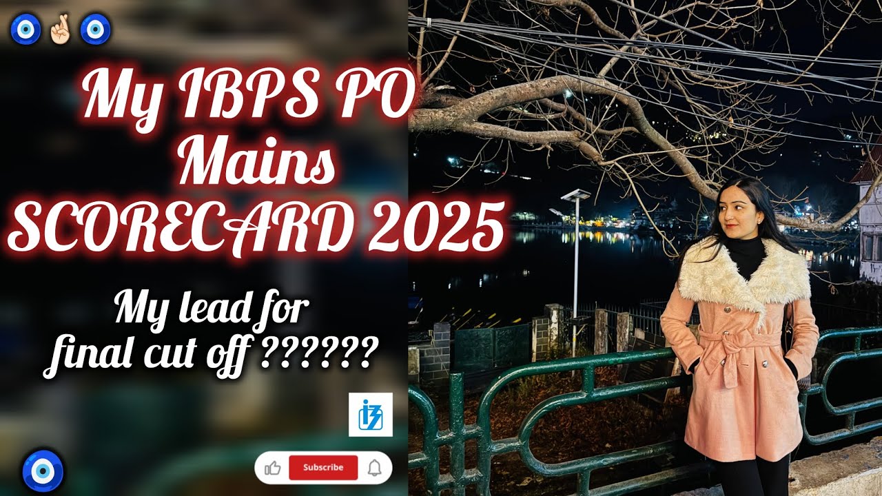My IBPS PO MAINS SCORECARD 2025🧿🥹🤞🏻📚🫶 #Ibpspo #sbi #licaao #banker #bankexams