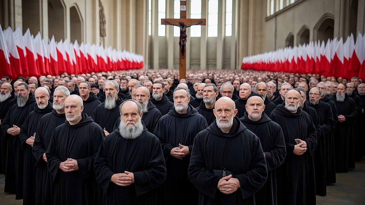 🔴 POLSKIE GŁOSY, ROZRYWAJĄCE DUSZĘ! Ten śpiew mnichów benedyktyńskich sprawił, że serca zamarły! 😭✨