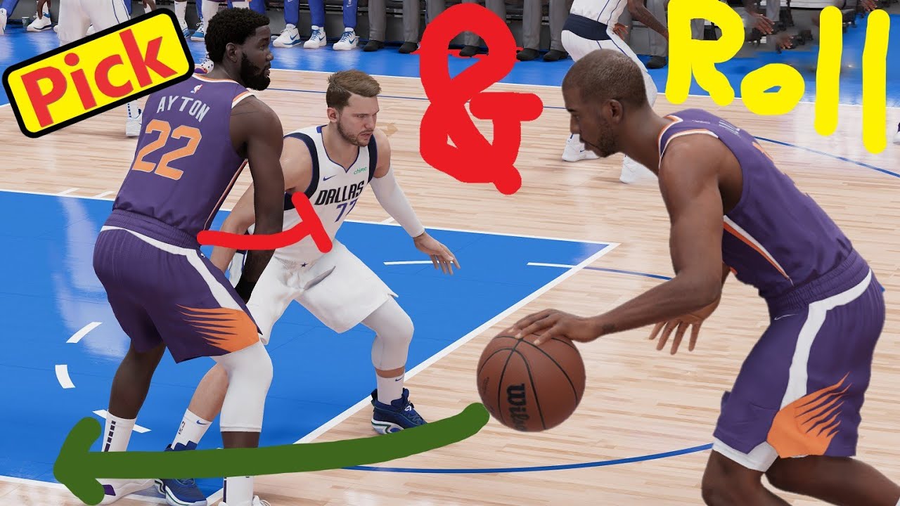 NBA 2K23 pick and roll controls