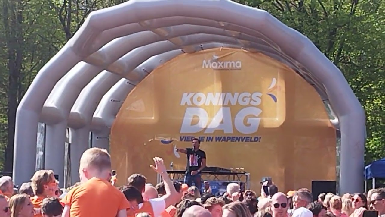 Koningsdag 2025  in Wapenveld Gerard Joling - echte vrienden