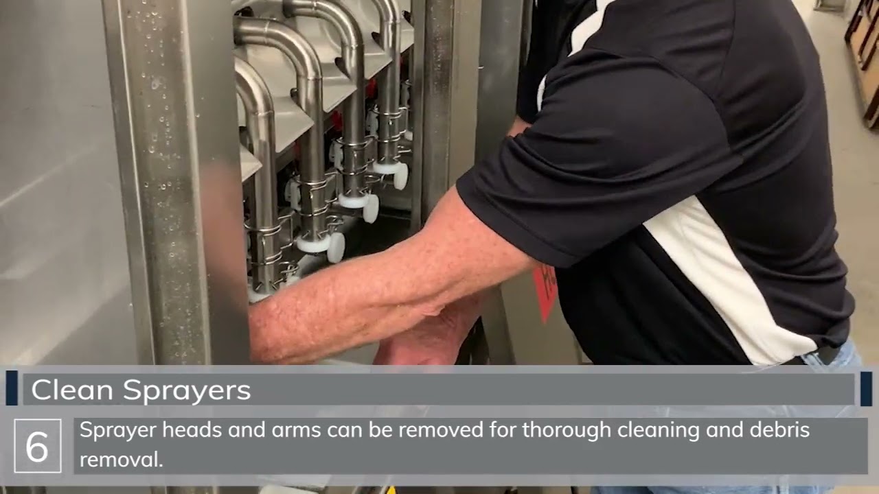 Tunnel Washer - Cleaning Procedure