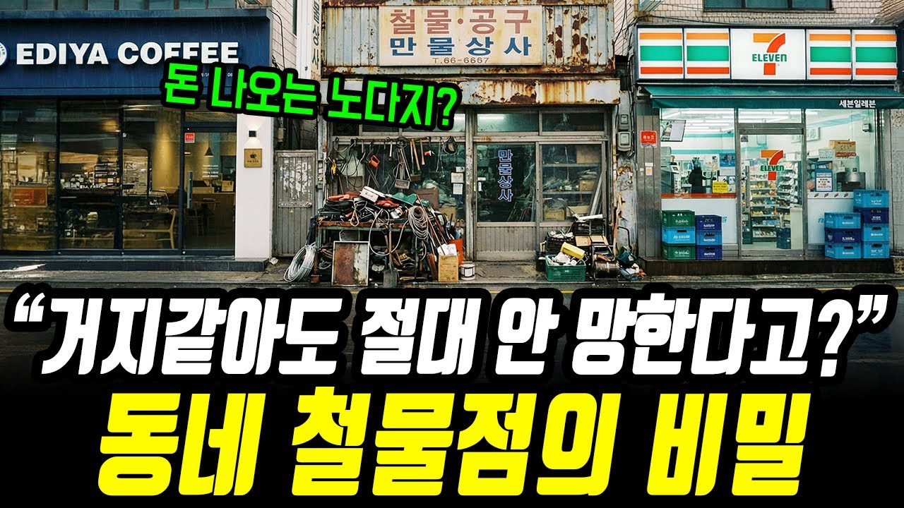 동네에 하나씩 있는 철물점이 몇 십년이 지나도 절대 망하지 않는 이유는?
