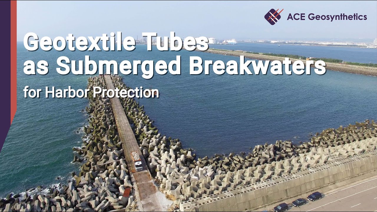 Geotextile Tubes as Submerged Breakwaters for Harbor Protection