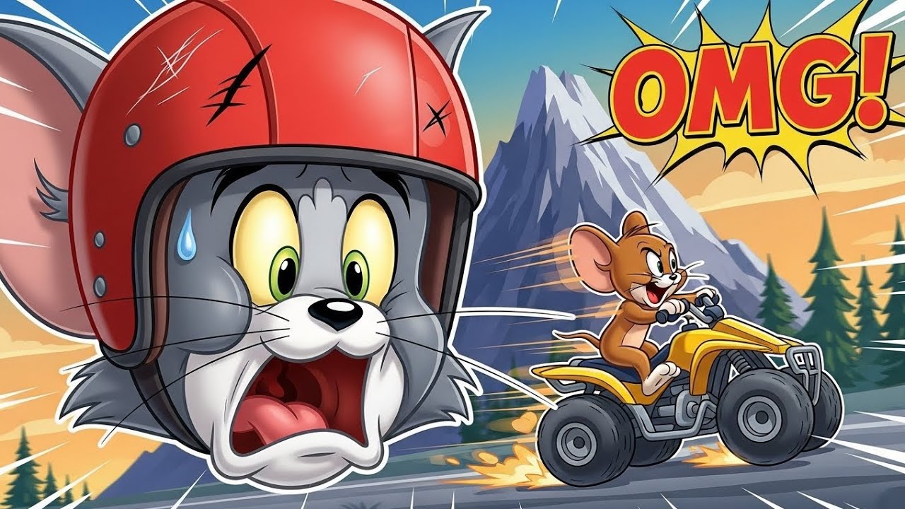 Tom’s Biggest Quad Bike Challenge 😱 | Jerry & Spike on Mount Chiliad | Titan Cartoon
