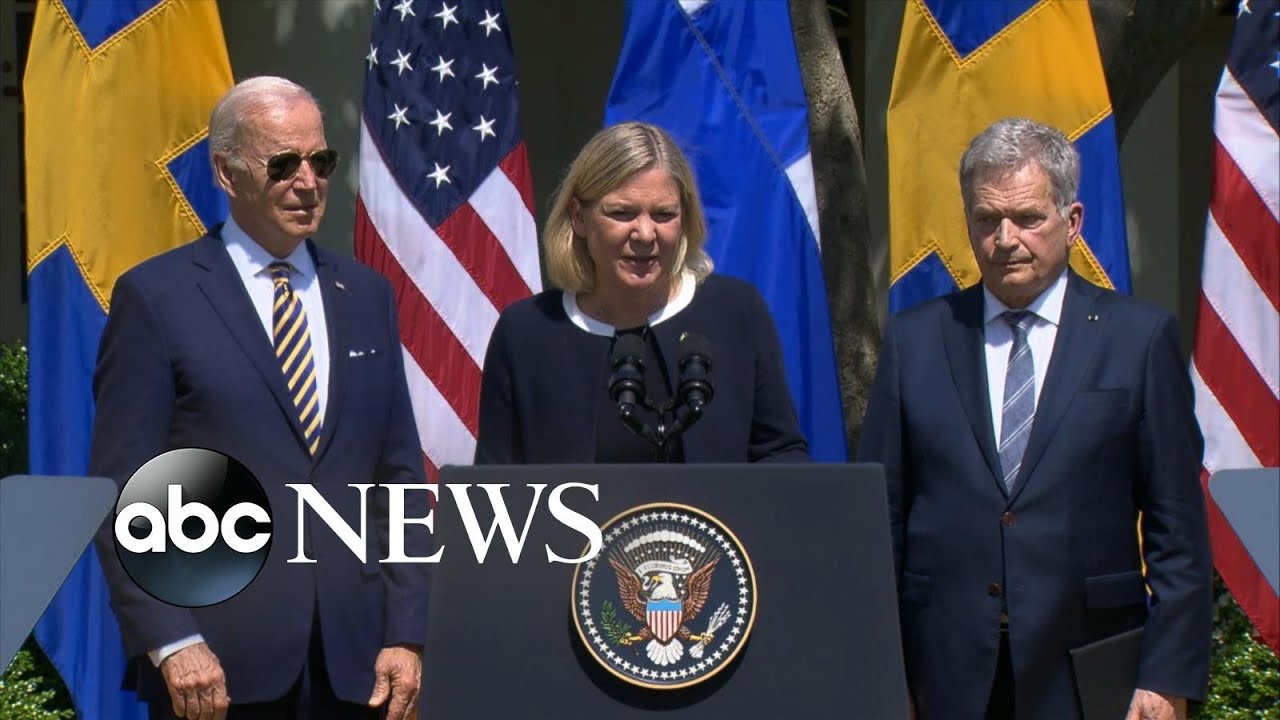 Swedish Prime Minister Magdalena Andersson meets with President Biden