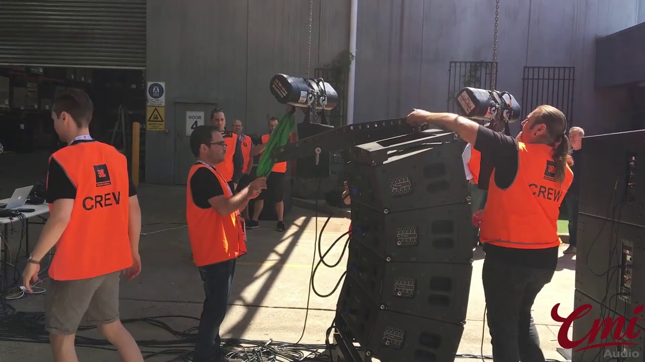 JBL Pro VTX A8 & A12 Loudspeakers Patented Rigging Mechanism