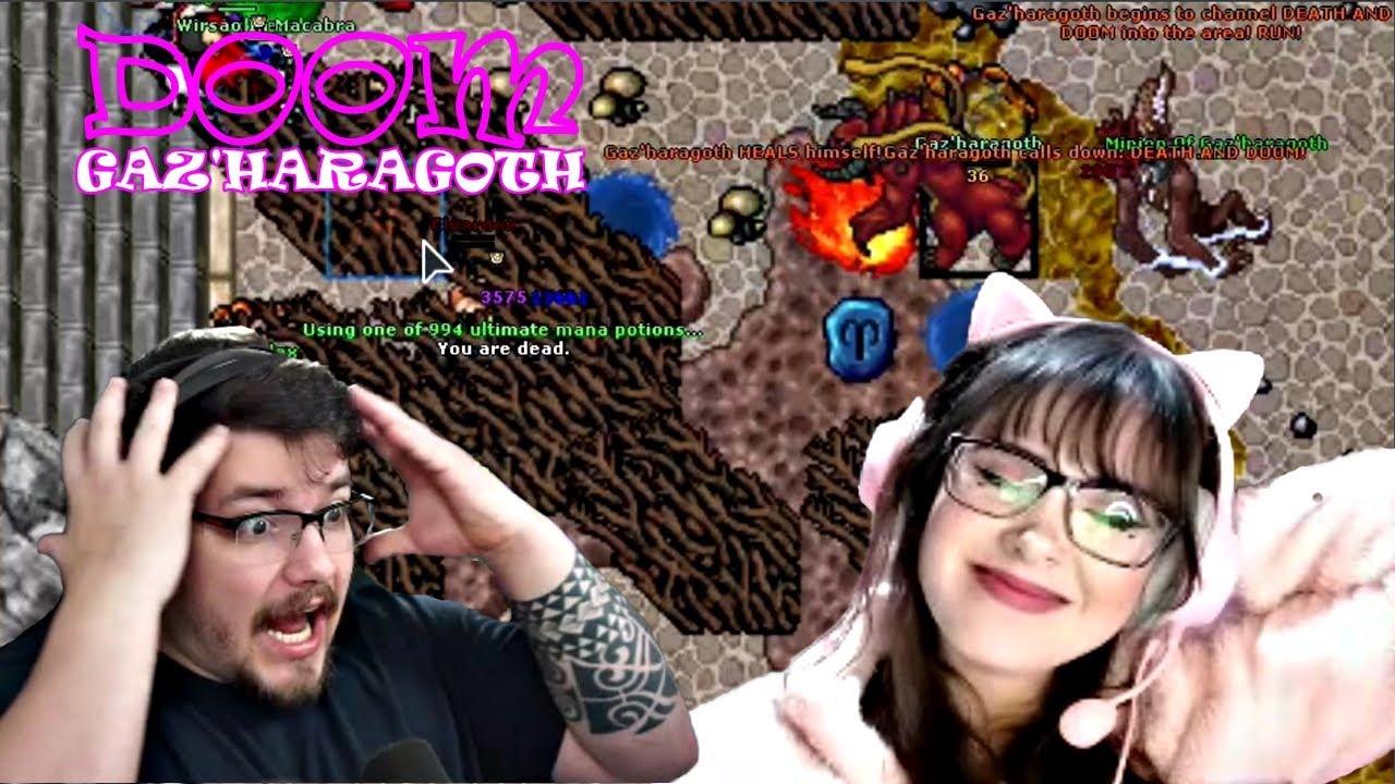 RUBINI HS, DOOM GAZ'HARAGOTH AND TROLADOS xD - Tibia Best Clips #UrsinhaClips