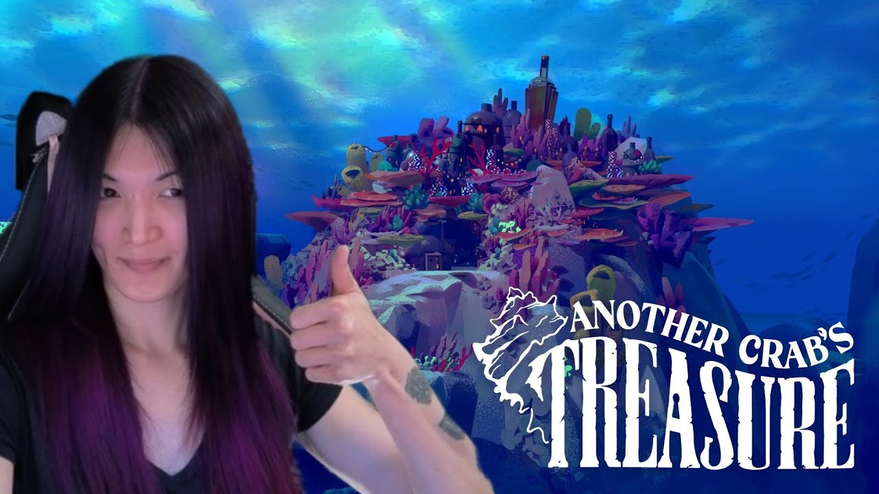 [Another Crab's Treasure - Part 2 HQ Edited] The underwater dump and greenish sea 