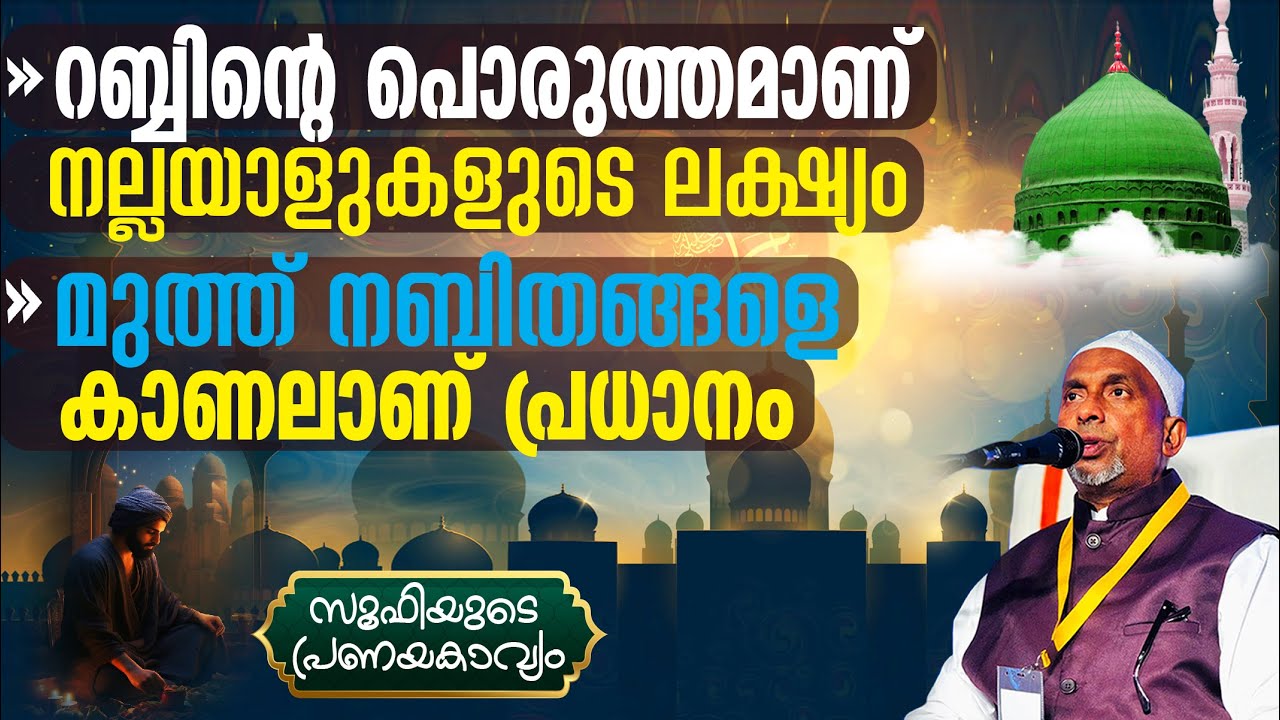 മുത്ത് നബിതങ്ങളെ കാണലാണ് പ്രധാനം‼️റബ്ബിന്റെ പൊരുത്തമാണ് നല്ലയാളുകളുടെ ലക്ഷ്യം | സൂഫി - Part 254 | 1