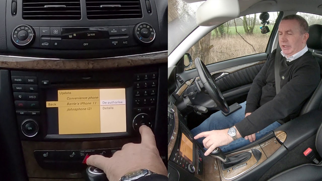How to Delete a Mobile From The Bluetooth System In A 2009 Mercedes Benz E Class