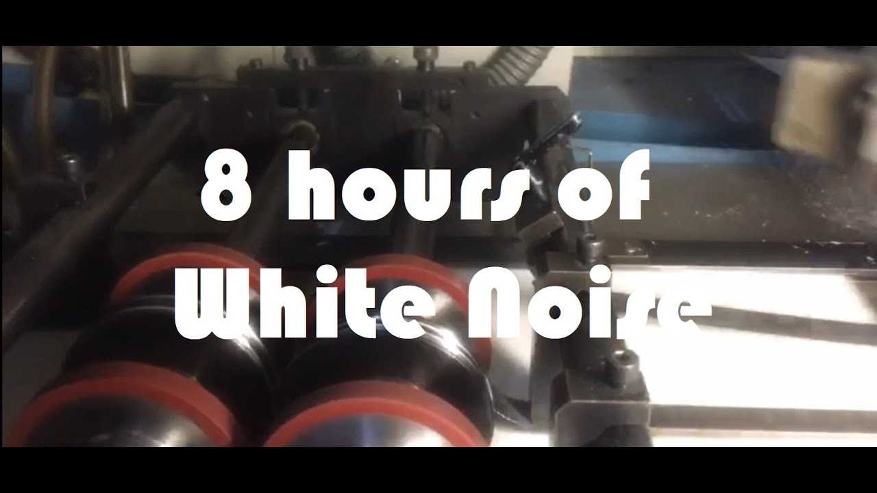 WHITE NOISE ~ Sound of Broaching Machine 'Wolhenberg Golf' ~ Studying, Sleeping, Mediation, Baby