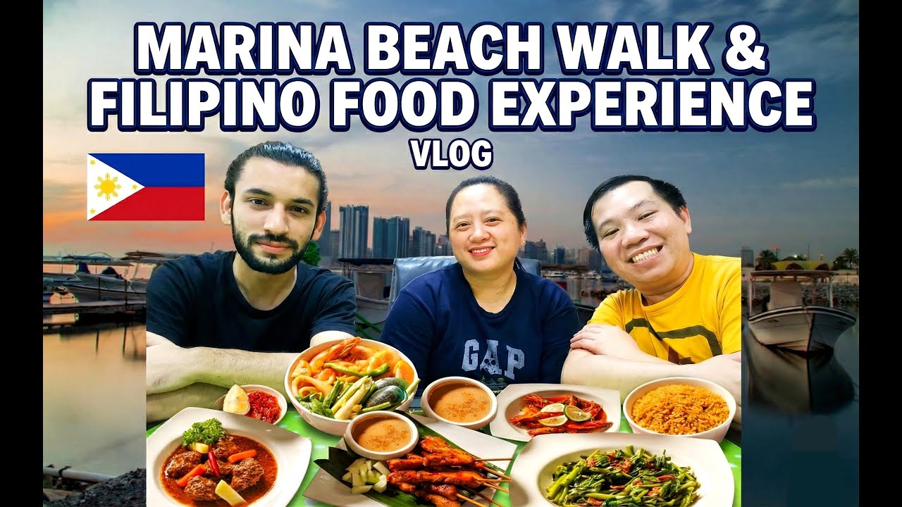 Marina Beach Garden Walk | Filipino Food Experience