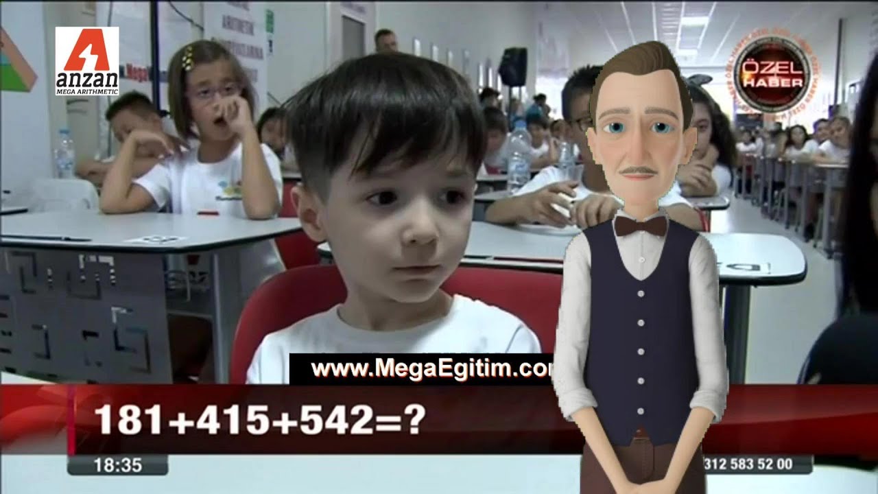 ANZAN MEGA ARİTMETİK - 5 ile 12 Yaş Arası &Ccedil;ocuklar İ&ccedil;in Beyin Egzersizleri Programı