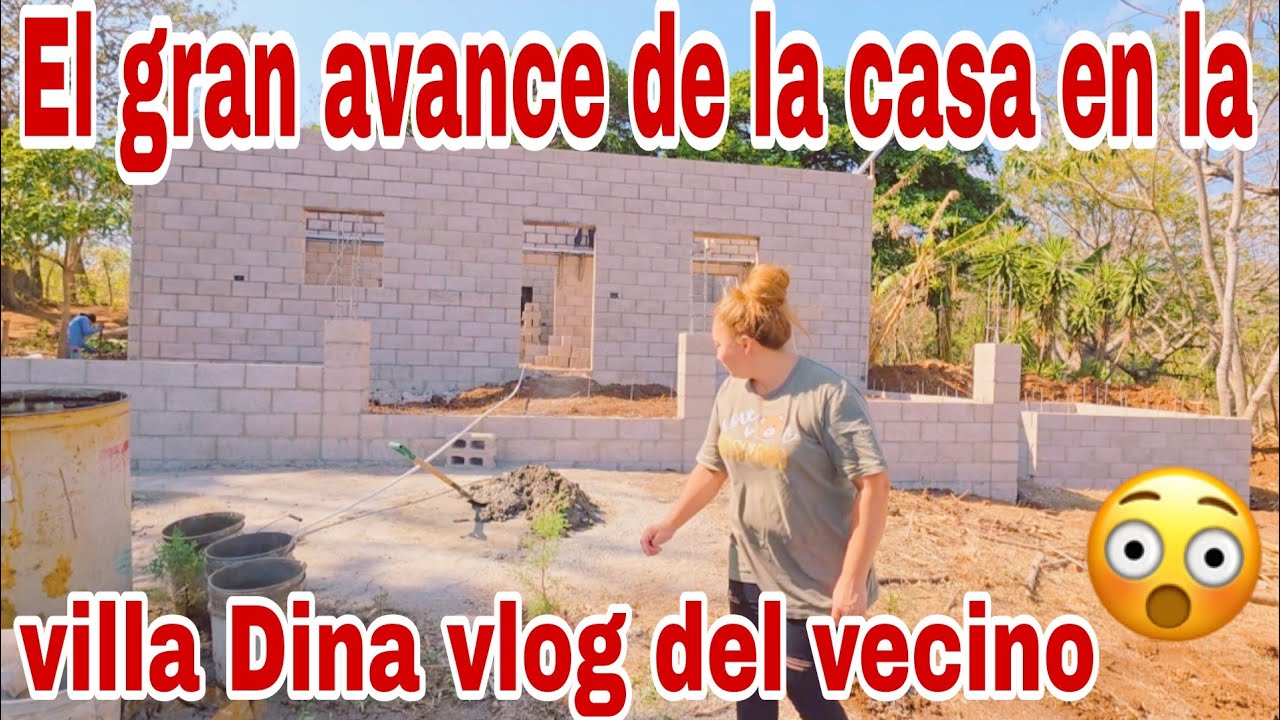 Gran avance de la casa casi lista para poner el techo😱😳