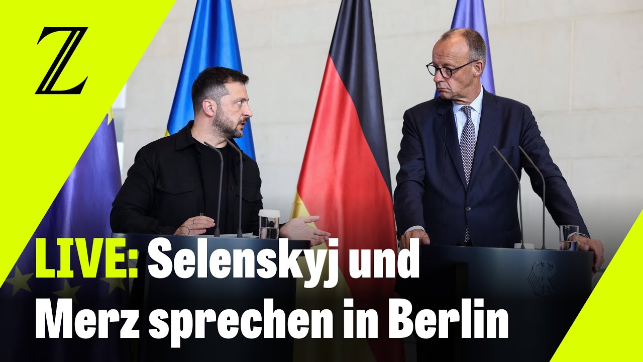 LIVE: Selenskyj und Merz in Berlin &ndash; wo stehen die Ukraine-Friedensverhandlungen?