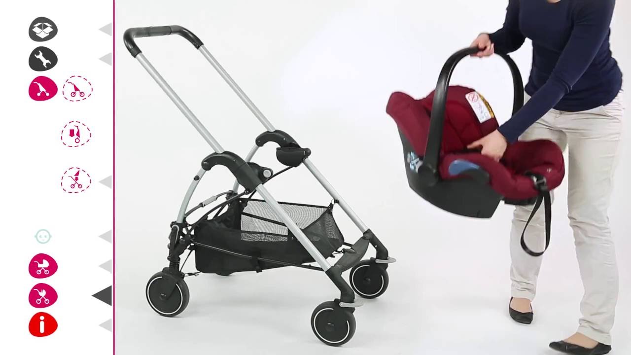 Pack poussette STREETY de BEBE CONFORT | Utilisation