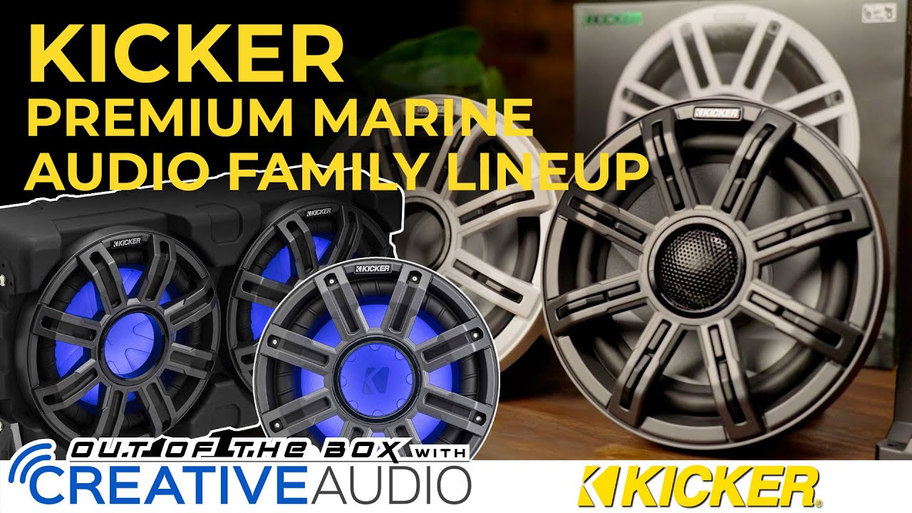 Распаковка и обзор семейства аудиосистем Kicker Premium Marine Audio &mdash; прямо из коробки