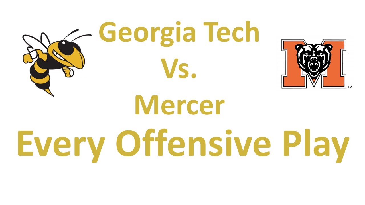 Georgia Tech vs Mercer 2016: Every Offensive Play