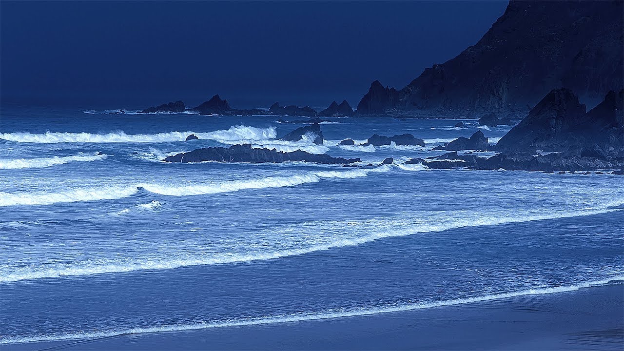 Sleep Through The Storm - Powerful Ocean Waves For Deep Sleeping, Best Stress Relief