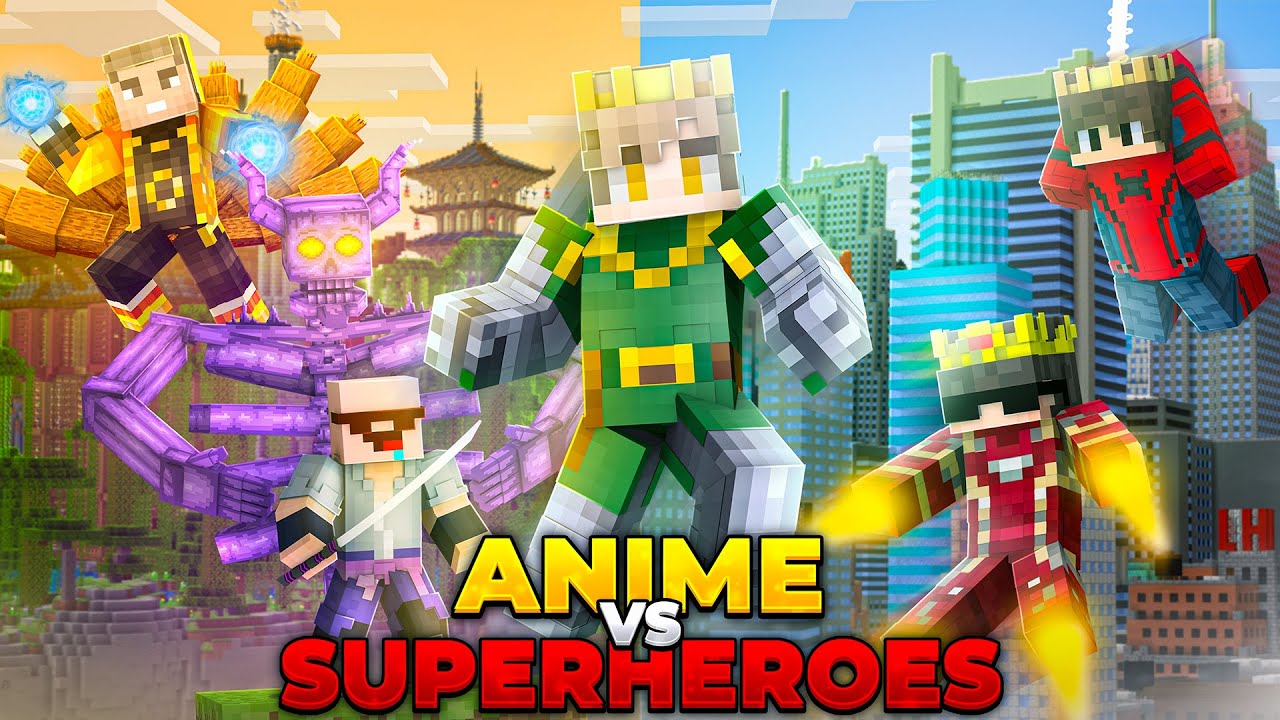 I Joined a 'Anime VS SuperHeros' Minecraft SMP