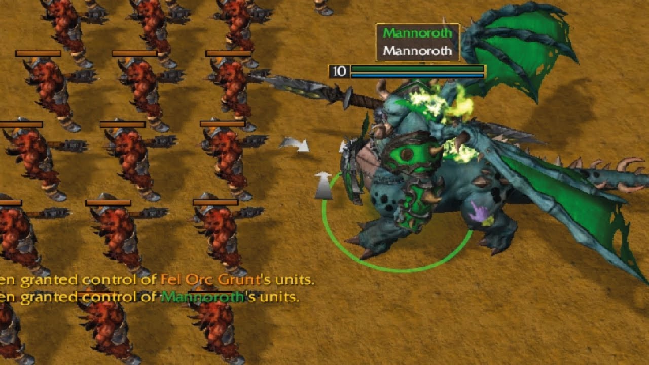 【小黄】47 Fel Orc Grunt FullGrade vs 1 Mannoroth Lv10MaxSkills Reforged