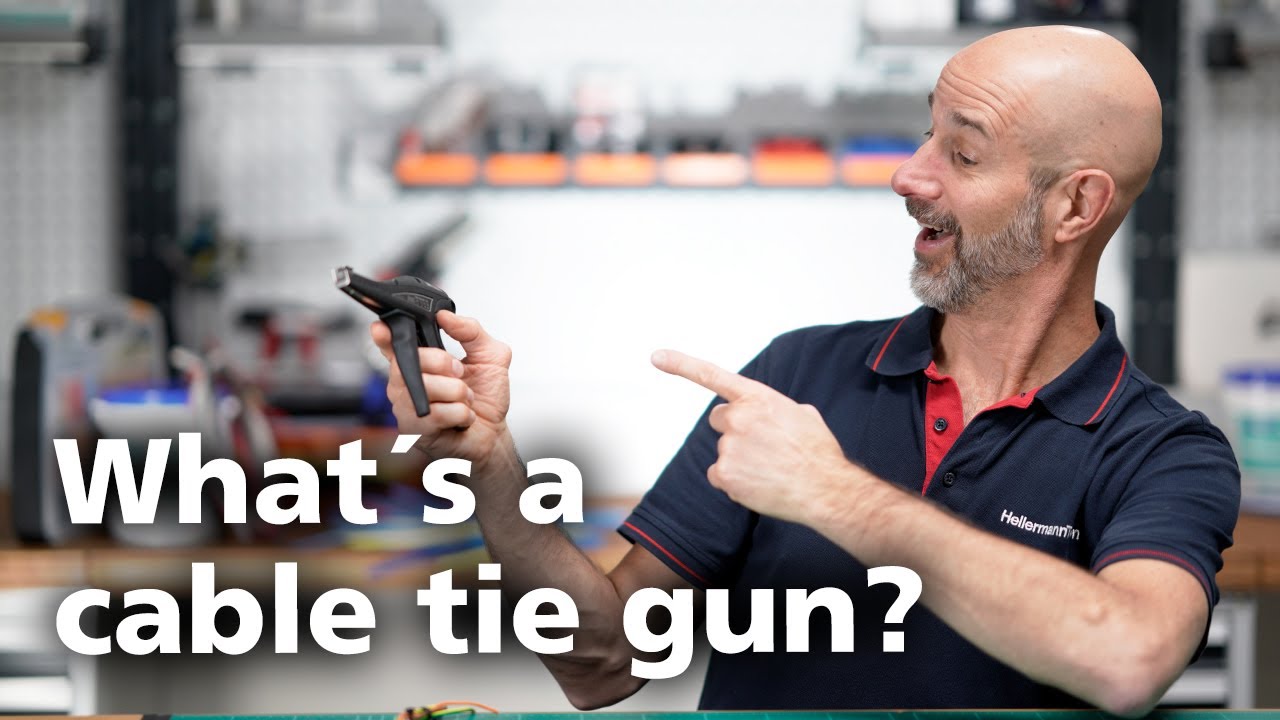 How does a cable tie gun work? (EN)