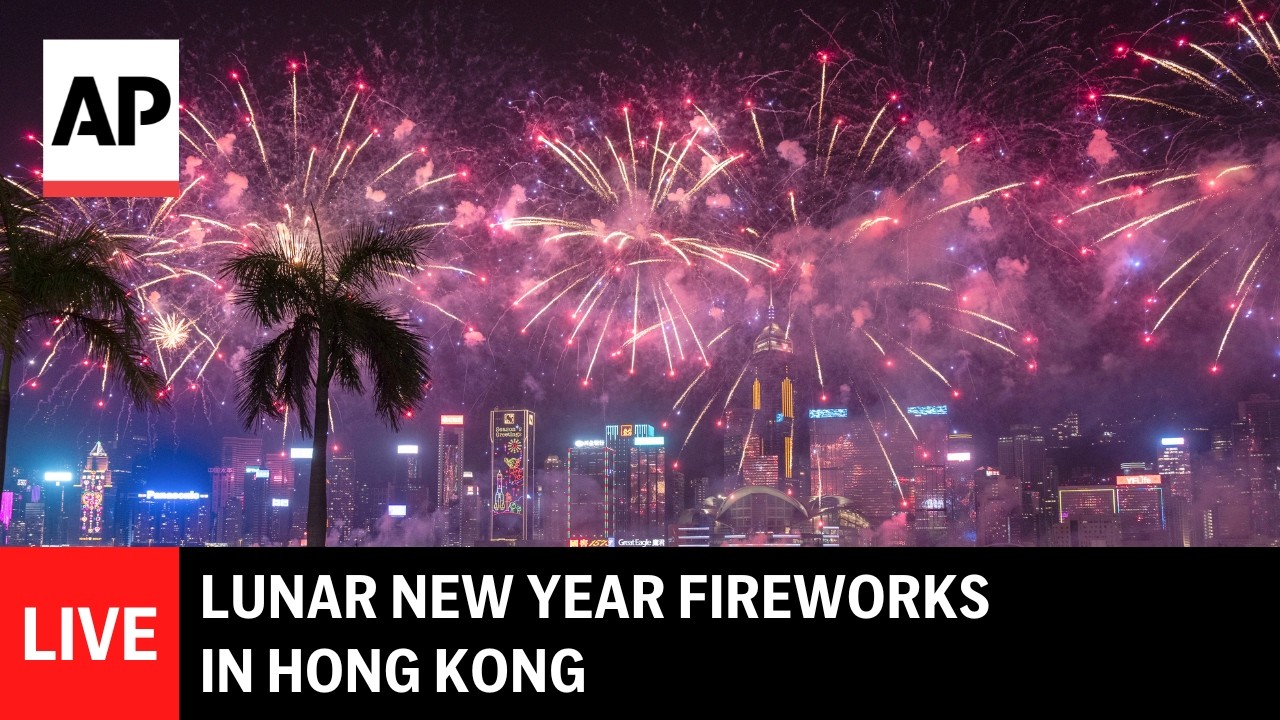 LIVE: Lunar New Year fireworks in Hong Kong