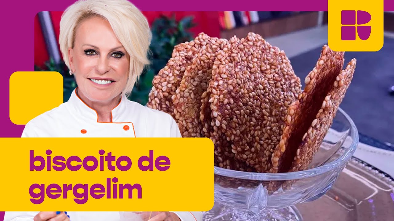 Biscoito de gergelim com apenas 3 ingredientes | Mais Você