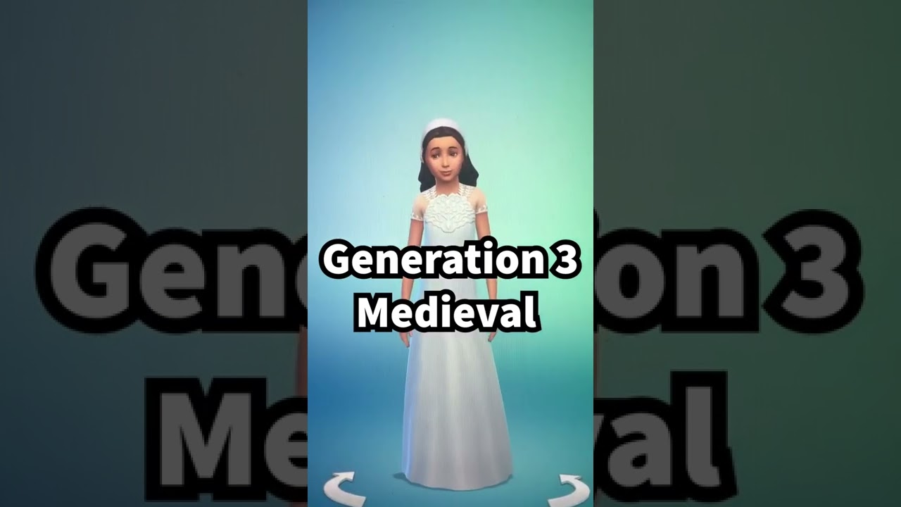 Fun challenge for the Sims 4! Each generation grows up in a new time in history