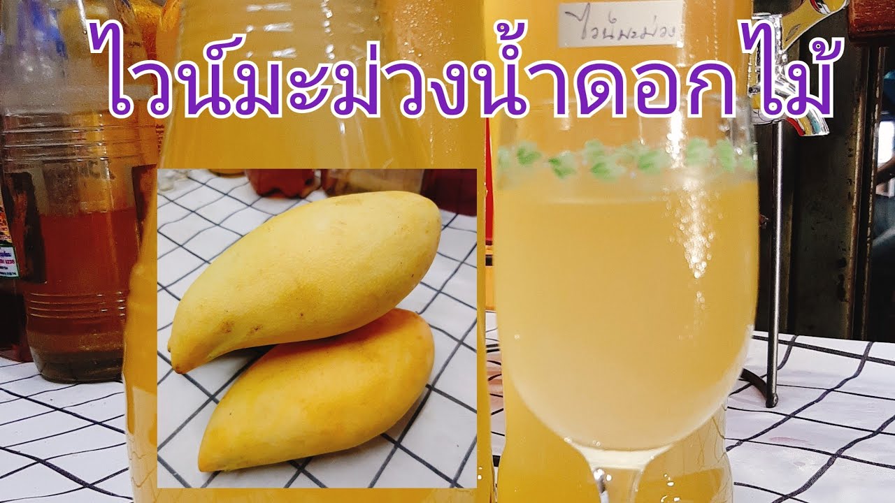 #ไวน์มะม่วงน้ำดอกไม้ #  Mango Wine  ep.99
