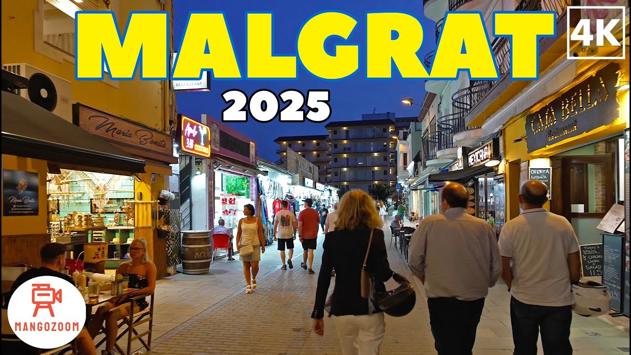 Walking Tour of Malgrat de Mar, Spain 2025 🇪🇸 | With Captions