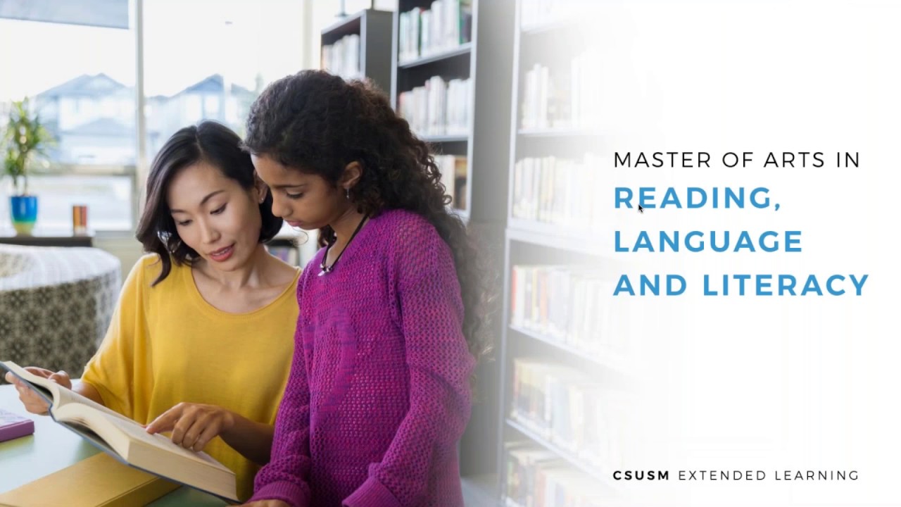Master of Arts in Reading, Language and Literacy Webinar