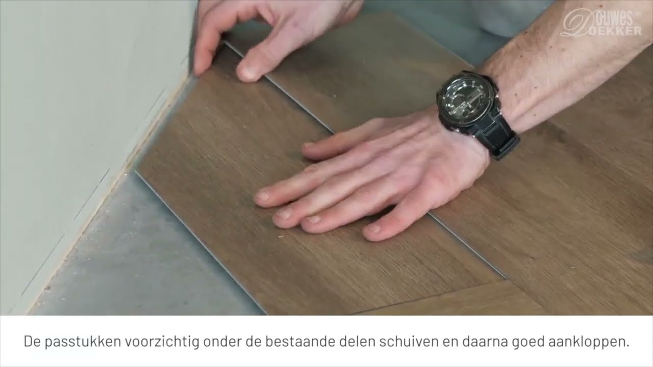 Droplock Click systeem Douwes Dekker visgraat zo gelegd!