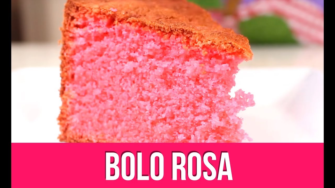 BOLO ROSA - Isamara Am&acirc;ncio