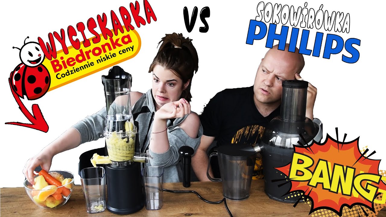 BIEDRONKA WYCISKARKA WOLNOOBROTOWA vs PHILIPS Sokowirówka #004