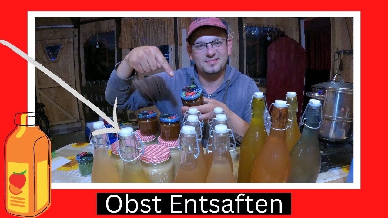Dampfentsaften und Einkochen...