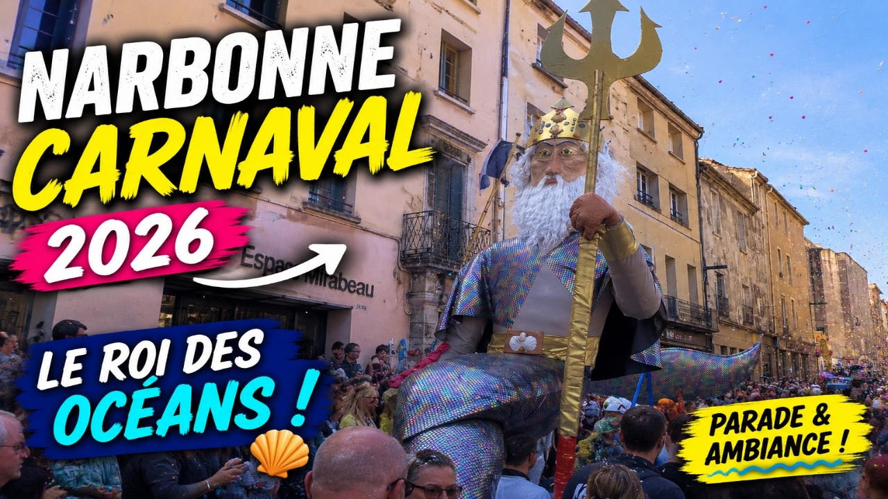 Carnaval de Narbonne 2026: Le Roi des Océans | Full Parade & Highlights