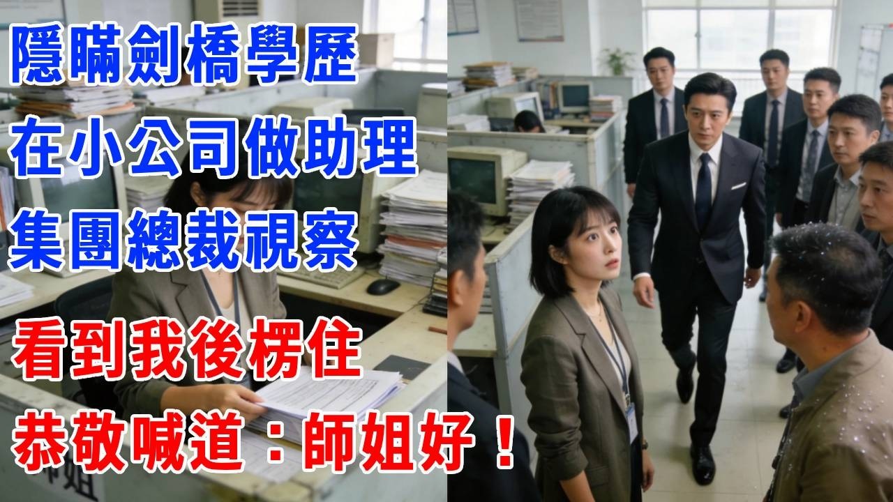 隱瞞劍橋學歷在小公司做助理，集團總裁視察，看到我後楞住，恭敬喊道：師姐好！#正能量 #故事分享 #故事頻道 #生活經驗 #人生感悟 #打脸 #职场