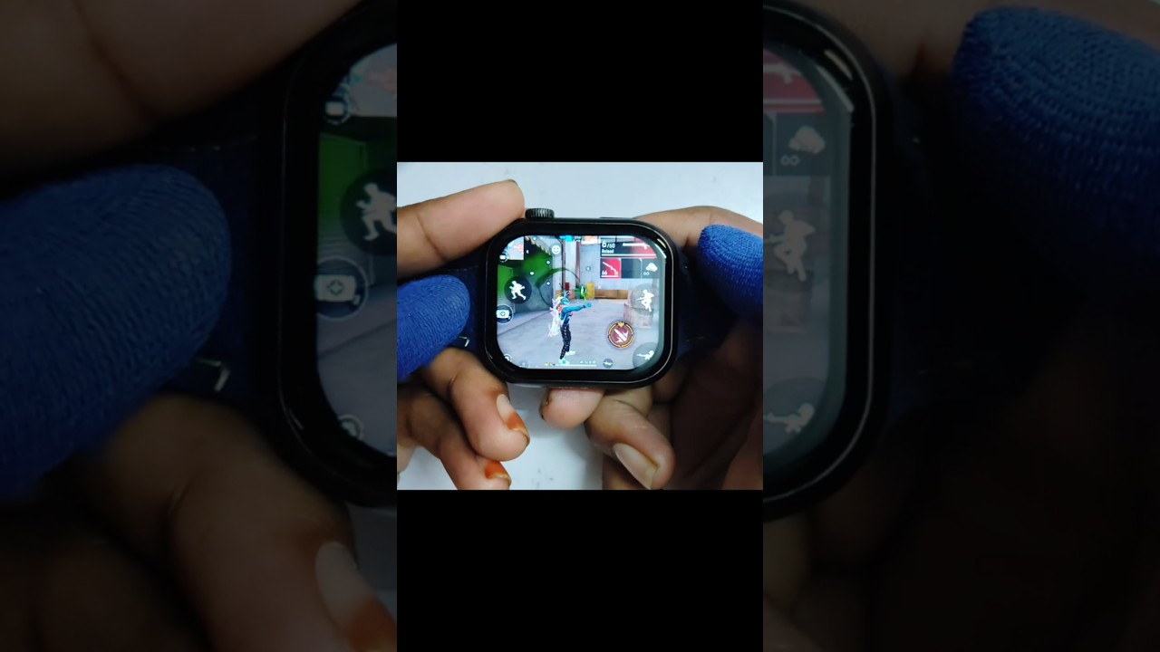 s9 ultra⚡ 5G smartwatch in 😄 freefire 🔥 game play #gaming #garenafreefire #gamingsmartwatch