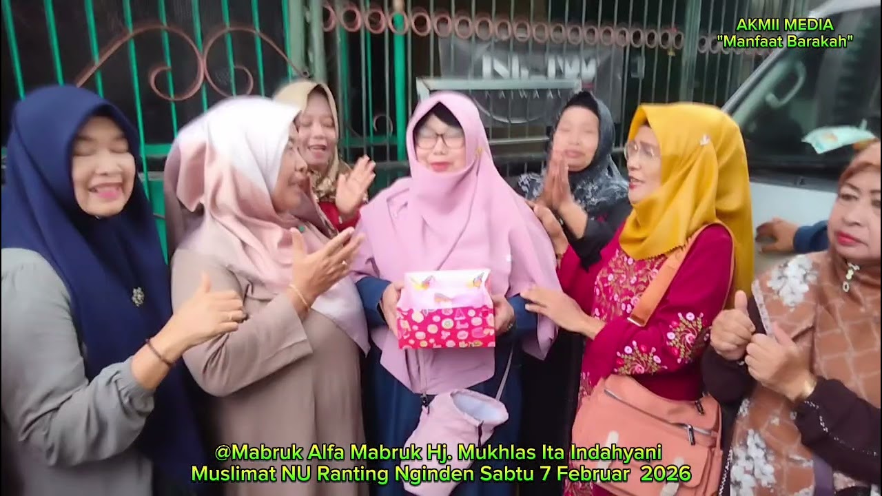 @Mabruk Alfa Mabruk Hj. Mukhlas Ita Indahyani Muslimat NU Ranting Nginden Surabaya Sabtu 7 Feb 2026