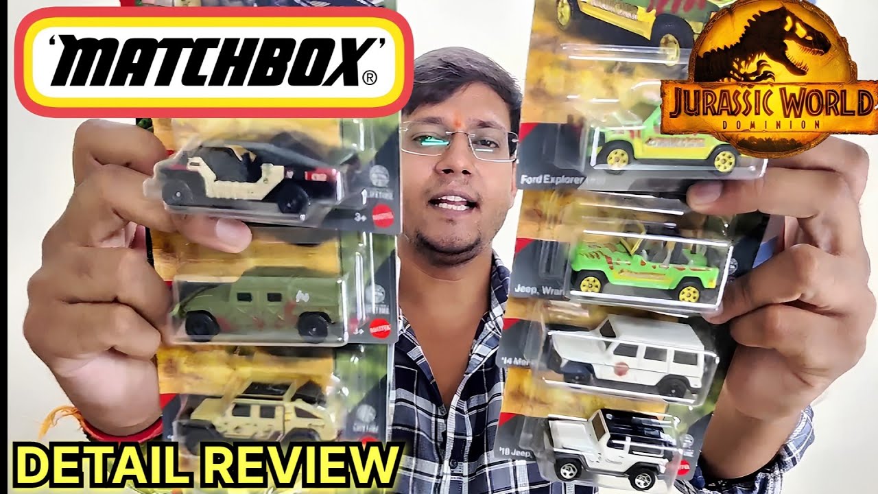 2025 MBX Jurassic World Set🔥 Detailed Review🤯 #matchbox #diecast #diecastindia #billearndiecast