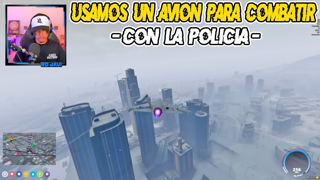 RDJavi: Usamos un Avion de Combate Para Derrotar a la Policia
