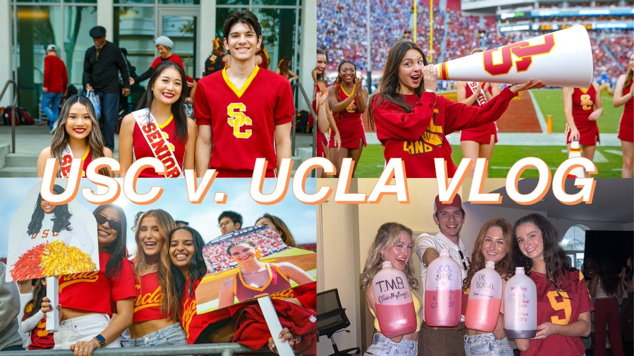 OLIVIA RODRIGO was at the USC v. UCLA game?? | usc tmb, cheerleading, conquest | VLOG
